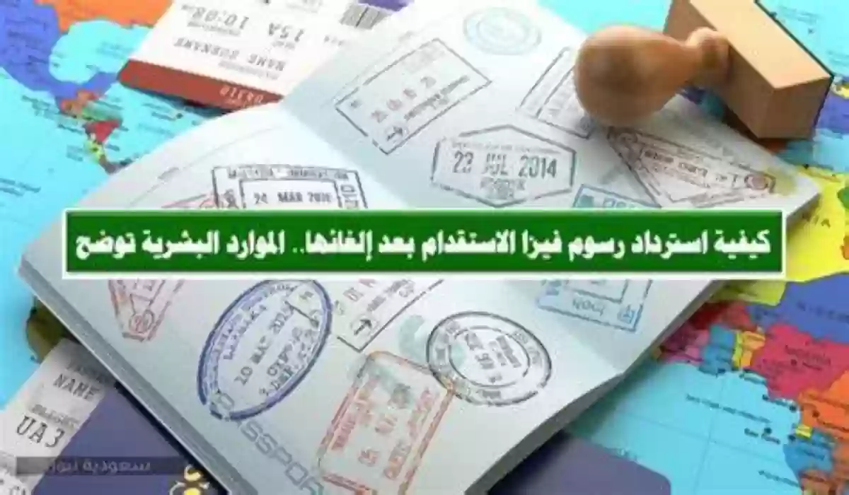 خطوات استعادة رسوم تأشيرة الاستقدام للعمل في المملكة بعد إلغاء تأشيرة العمل